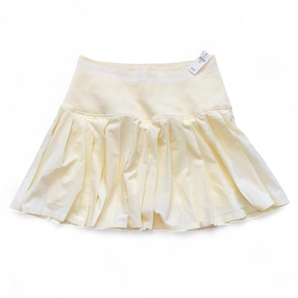 Offline by Aerie Butter Yellow Pleated Skort Athletic Seamless Size Small NWT